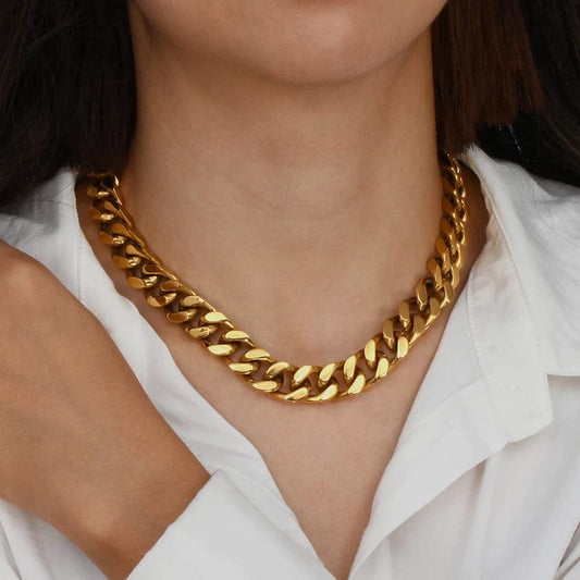 Gold Chunky Necklace