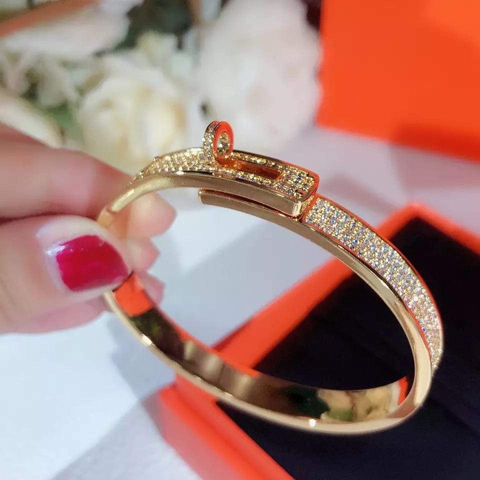 Blinged Out Bangle Bracelet