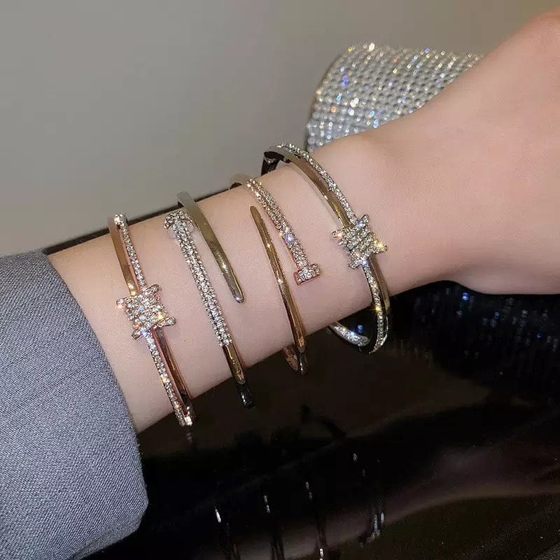 Rhinestone Nail BangleBracelet