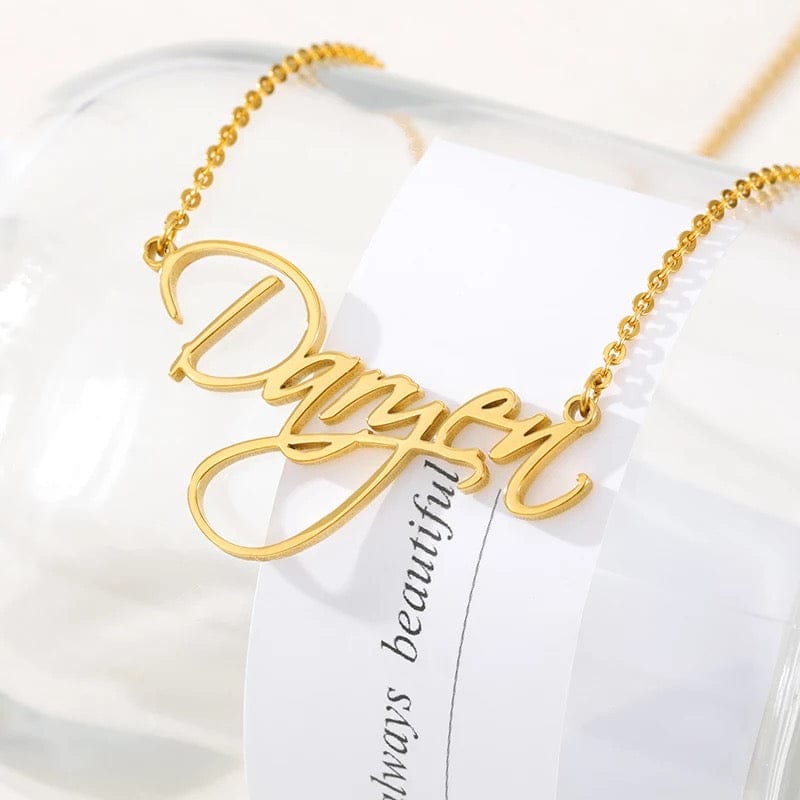 Personalized Gold Necklace