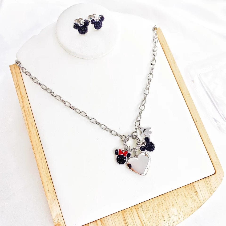 Mouse Jewelry Gift Set (Silver or Gold)