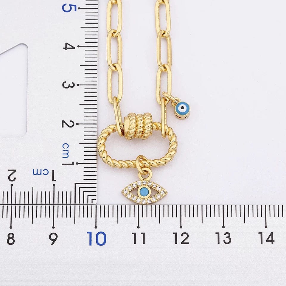Evil Eye Charm GolfBracelet