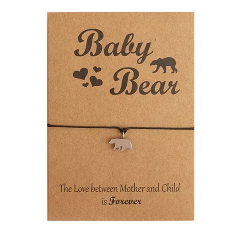 Mother & Daughter Elephant Bracelet Set