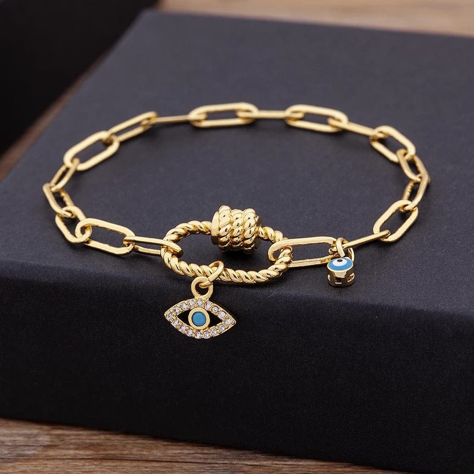 Evil Eye Charm GolfBracelet