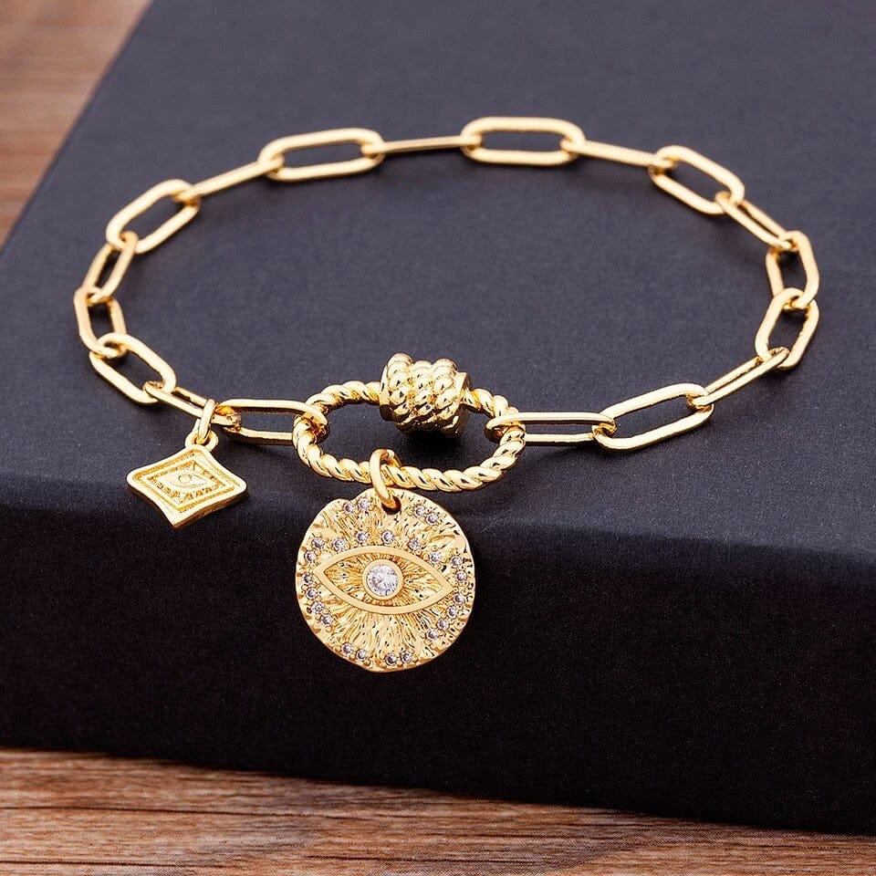 Evil Eye Charm GolfBracelet