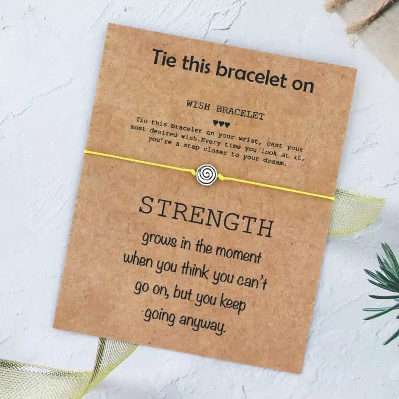 Strength Wish Charm Bracelet