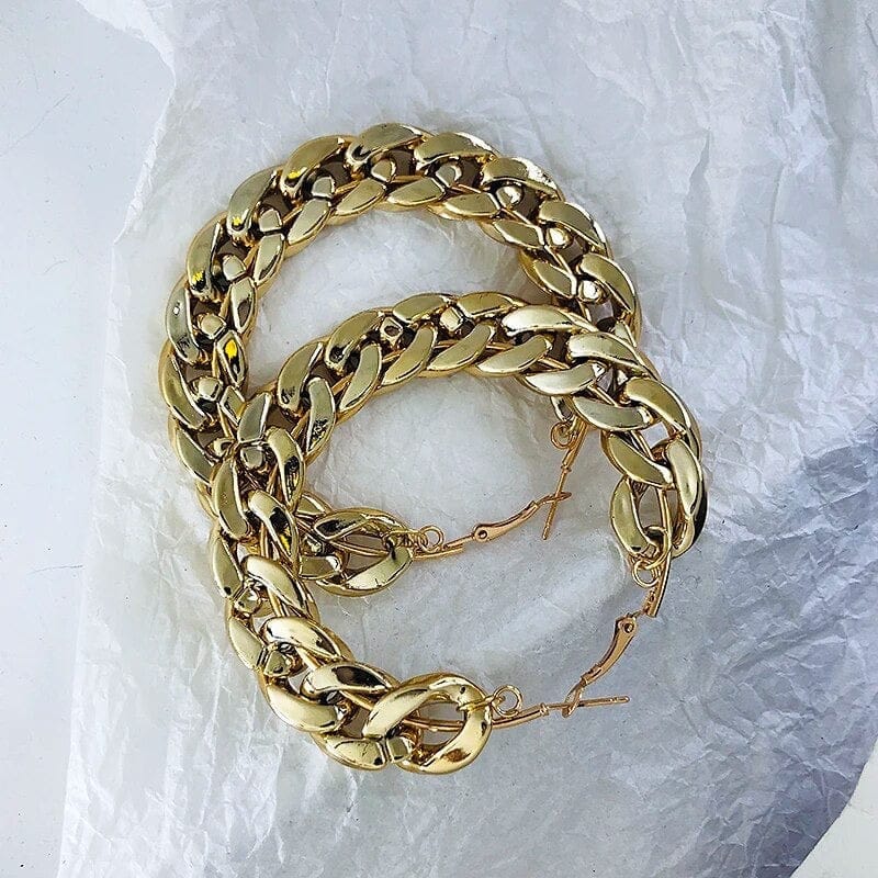 Large Hoop Earrings (gold or Silver