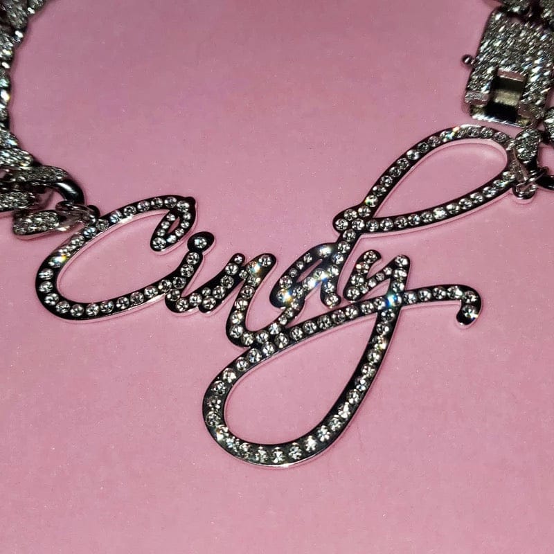 Custom  Bling Name Necklace
