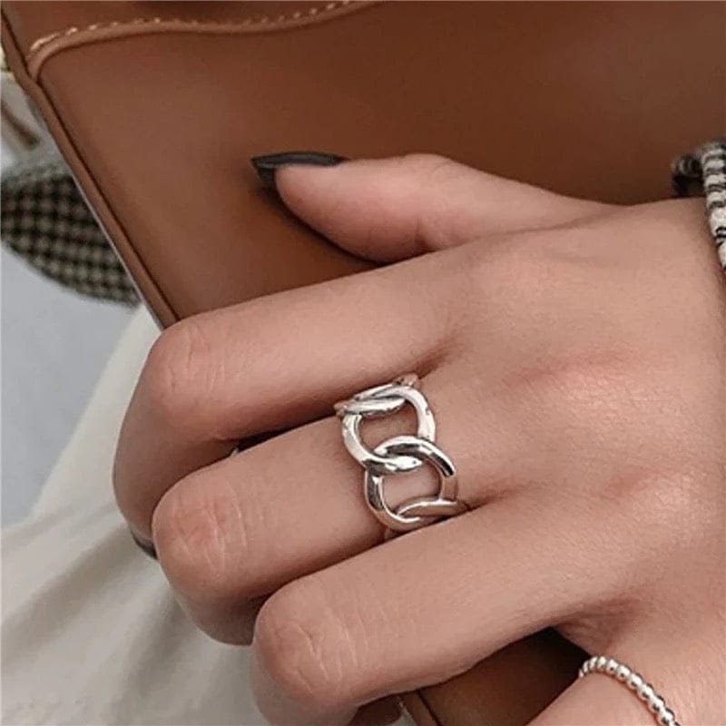 Geometric Silver Women's Ring