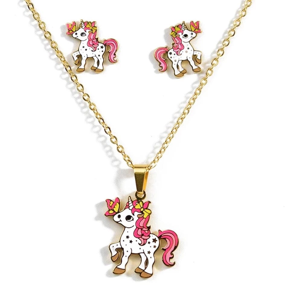 Unicorn Kids Jewelry Set