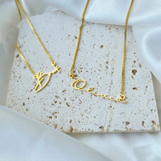 Personalized  Allure Gold Women's Necklace