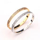 Hot  Brand Products Screw Fashion Luxury For women men Bracelet Cubic Zirconia Inlaid Party Elegant Style Couple Bracelet