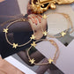 Trendy Shining Cute Butterfly Crystal Tennis Anklet for Women Gold Silver Color Boho Sandals Rhinestone Foot Ankle Chain Jewelry