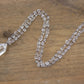 Natural Quartz Double Point Pendants Crystal Nugget Chip Beads Knotted Handmade Necklace