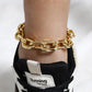 Designer original aluminum alloy thick chain anklet bohemian style 2020 fashion beach foot jewelry ladies party gift