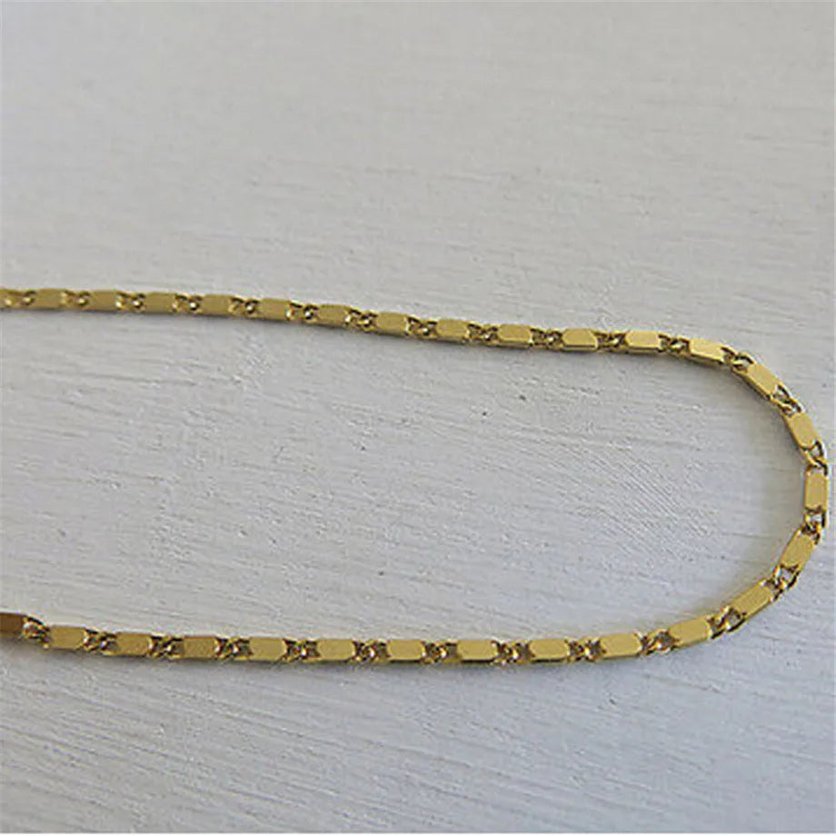 Simple Woman Anklets Casual/Sporty Gold Silver Color Chain Women Ankle Bracelet Jewelry
