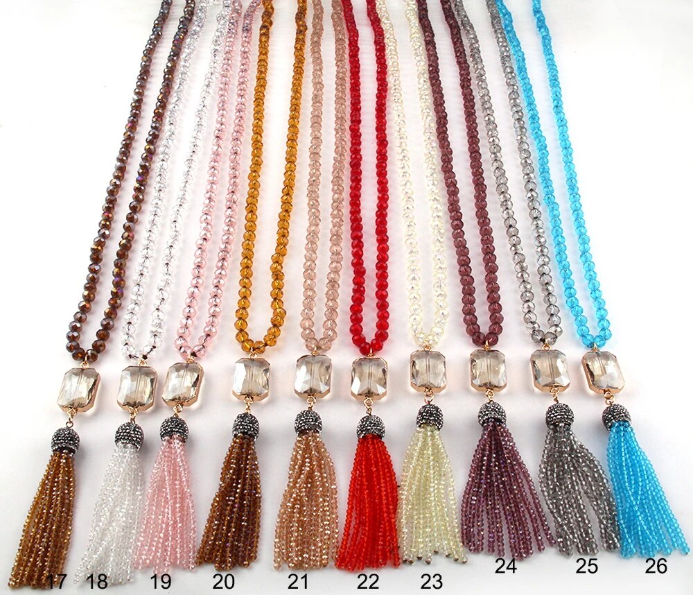 Bohemian Tassel Women  Necklace- Available In a Variety Colors