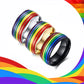 Rainbow Love Pride Unisex Ring