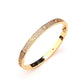 Hot  Brand Products Screw Fashion Luxury For women men Bracelet Cubic Zirconia Inlaid Party Elegant Style Couple Bracelet
