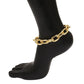 Designer original aluminum alloy thick chain anklet bohemian style 2020 fashion beach foot jewelry ladies party gift