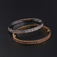 Hot  Brand Products Screw Fashion Luxury For women men Bracelet Cubic Zirconia Inlaid Party Elegant Style Couple Bracelet