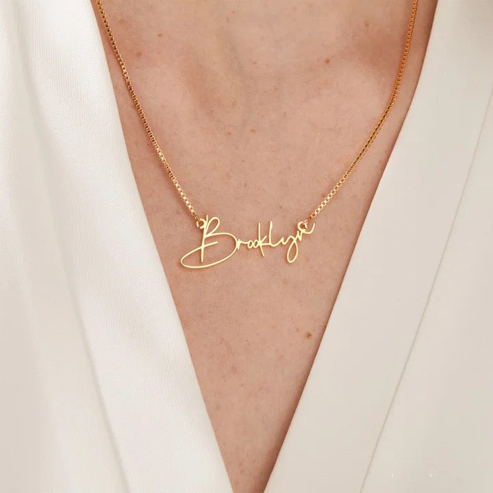 Personalized  Allure Gold Women's Necklace