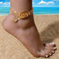Stonefans 2022 Ins Fashion Belt Shape Rhinestone Anklets for Women Summer Beach Multi Layer Anklet Bracelet Crystal Foot Jewelry