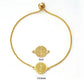 Stainless Steel St Benedict Medal Bracelet Metal San Benito Bracelet Adjustable Box Chain Bohemia Bracelet