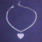 Rhinestone Chain Women's Anklets Silver Color/Gold Color Luxury Bracelet on Leg Accessories Wedding Party Fashion Jewelry
