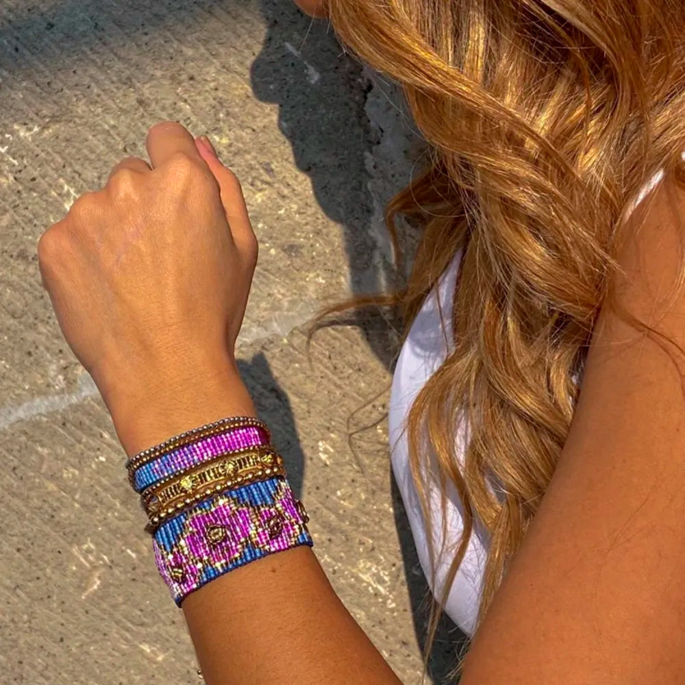 YASTYT Handmade Woven pulseras Mujer Miyuki Bracelet Set Ins Fashion Beach Vacation Jewelry Mexican Tassel Bracelets for Women