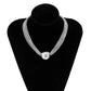 Trendy Gothic Twist Thin Chain Necklace for Women's Vintage Metal Multilayer Ball Pendant Necklace Clavicle Fashion Neck Jewelry
