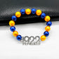 Fashion Greek sorority SIGMA GAMMA RHO society Rhinestone letter 1922 Metal Pendant pearl beads bracelet bangle