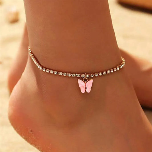 Butterfly Anklet Bracelet