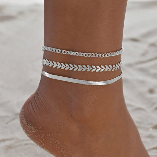 Stainless Steel Delicate Anklet For Women Gold Color Chain Anklet Bracelets On The Leg Do Not Fade Anklet Jewelry Women Mujer
