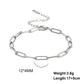 Skyrim Friendship Paperclip Link Chain Women Girls Stainless Steel Gold Color Bracelets 2025 Minimalist Jewelry Valentine Gift