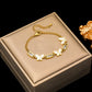 EILIECK 316L Stainless Steel Gold Color Geometric Bracelet For Women Girl Fashion New Holiday Gift Wrist Chain Jewelry Pulsera