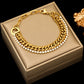 EILIECK 316L Stainless Steel Gold Color Geometric Bracelet For Women Girl Fashion New Holiday Gift Wrist Chain Jewelry Pulsera