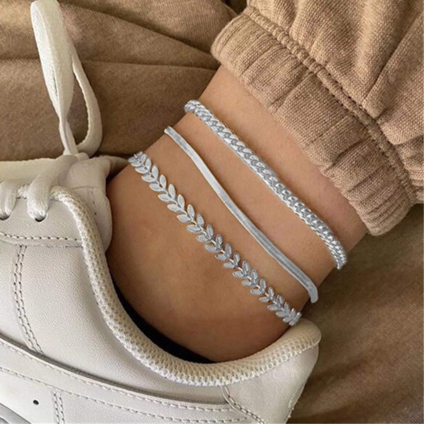Stainless Steel Delicate Anklet For Women Gold Color Chain Anklet Bracelets On The Leg Do Not Fade Anklet Jewelry Women Mujer