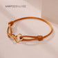 MOONLIGHT Adjustable Double Four Leaf Clover Charm Bracelet For Women Classic Silk Rope Bracelet Fashion Jewelry Party Gifts