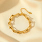 EILIECK 316L Stainless Steel Gold Color Geometric Bracelet For Women Girl Fashion New Holiday Gift Wrist Chain Jewelry Pulsera
