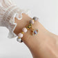 Women High-quality Beads Bracelet Natural Stone Gold Color Beads Bracelet Evil Eye Pendant Bracelets Women Healing Yoga Jewelry