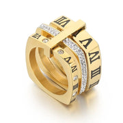 NumeralWomen's Ring-Available in Silver, Gold, Rose Gold or Silver)