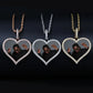 Heart Photo Pendant w/ Necklace