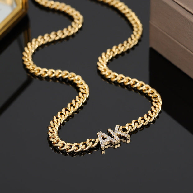 Custom Gold Name  Necklace