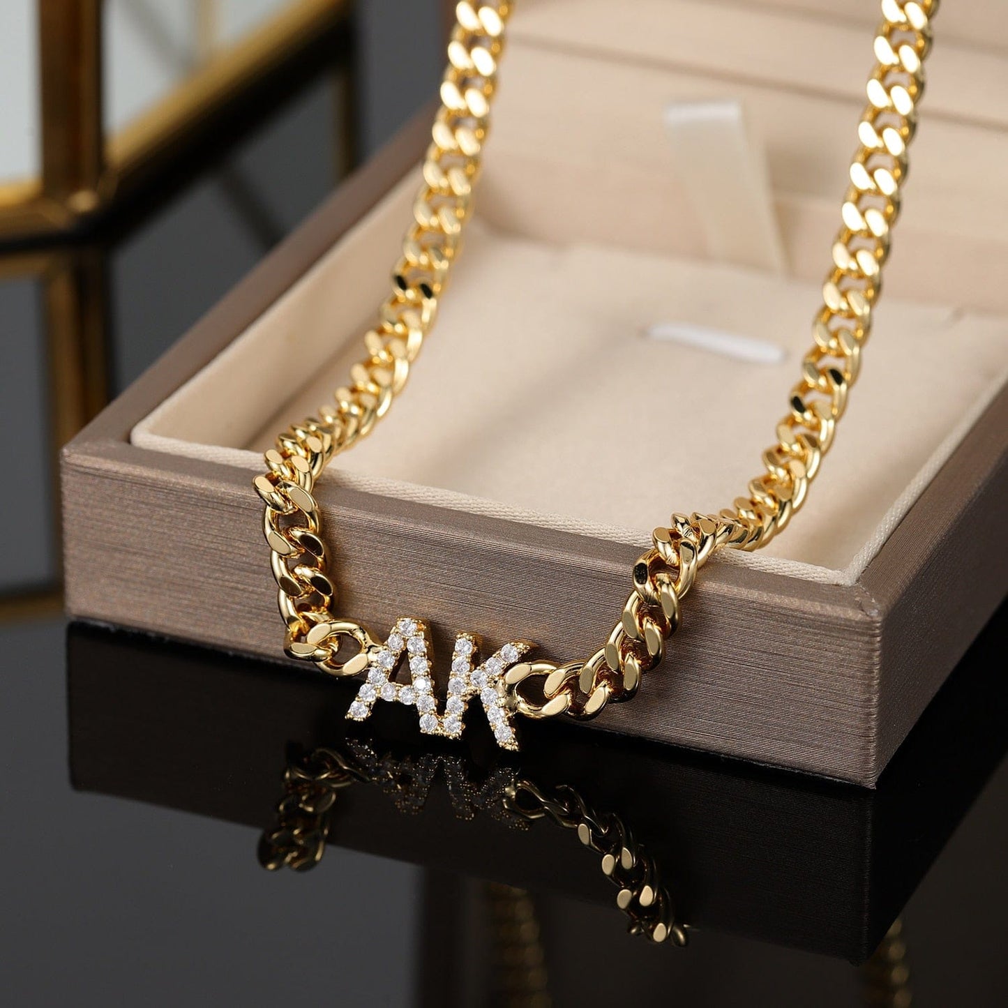 Custom Gold Name  Necklace