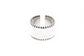 New Korean Style Worn Wide Glossy Silver PlatedWomen's Rings