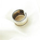 New Korean Style Worn Wide Glossy Silver PlatedWomen's Rings