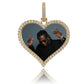 Heart Photo Pendant w/ Necklace
