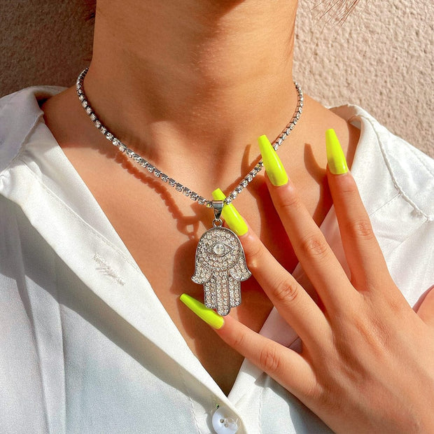 Hamsa Hand Unisex Necklace