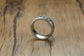 Meditation  Silver Men's Spinner Anxiety Ring